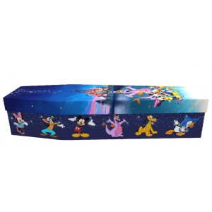 Donald Duck, Mickey Mouse & friends at Disneyland – Abstract & Creative Design Picture Coffin